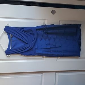 Adrianna Papell Blue Cocktail Dress.